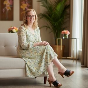 Beat feet wooden heels size 8